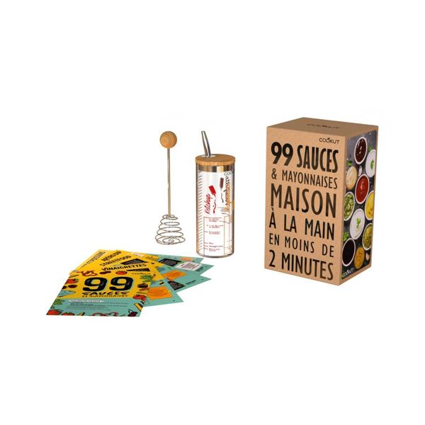 Kit 99 SAUCES ET MAYONNAISES MAISON à la main